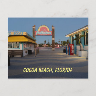 Cartão Postal Pier Histórico Westgate Cocoa Beach Flórida