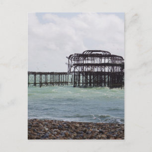 Cartão Postal Pier Oeste de Brighton