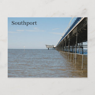 Cartão Postal Pier Southport