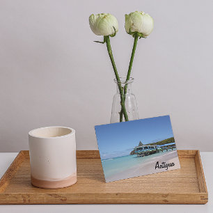 Cartão Postal Pier Tropical do Paraíso em Antígua