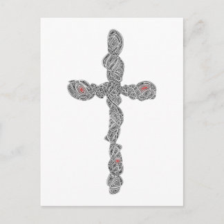 Cartão Postal Pierced Cross - Isaiah 53:5
