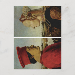 Cartão Postal Piero della Francesca Battista Sforza Federico da 