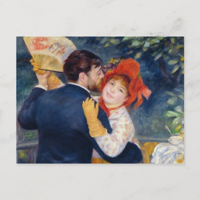 Cartão Postal Pierre A Renoir | Dança no país (Frente)