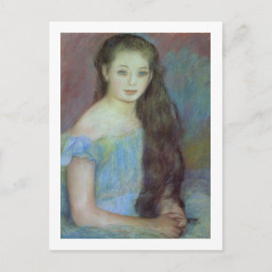 Cartão Postal Pierre A Renoir   Jovem com olhos azuis