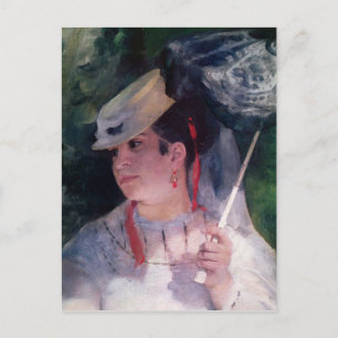 Cartão Postal Pierre A Renoir Retrato de Lise