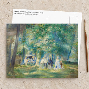 Cartão Postal Pierre-Auguste Renoir - A Festa em Saint-Cloud