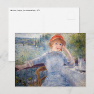 Cartão Postal Pierre Auguste Renoir - Alphonsine Fournaise