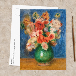 Cartão Postal Pierre-Auguste Renoir - Buquê