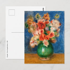 Cartão Postal Pierre-Auguste Renoir - Buquê