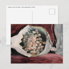 Cartão Postal Pierre-Auguste Renoir - Buquê em uma Caixa