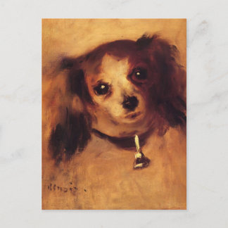 Cartão Postal Pierre-Auguste Renoir - Chefe de Cão