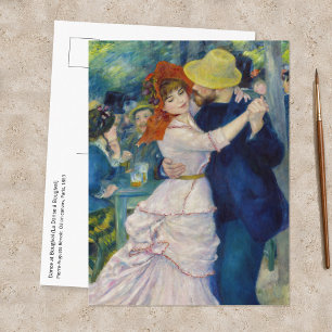 Cartão Postal Pierre-Auguste Renoir - Dança em Bougival