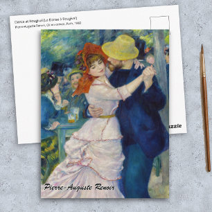 Cartão Postal Pierre-Auguste Renoir - Dança em Bougival