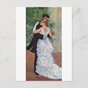 Cartão Postal Pierre-Auguste Renoir - Danse à la ville (1883)