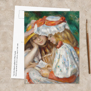 Cartão Postal Pierre-Auguste Renoir - Duas Meninas Lendo
