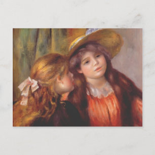 Cartão Postal Pierre-Auguste Renoir - Duas raparigas