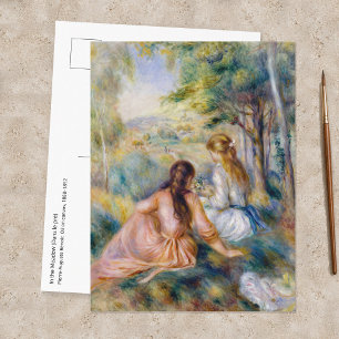 Cartão Postal Pierre-Auguste Renoir - No Prado