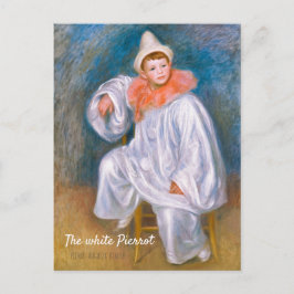 Cartão Postal Pierre-Auguste Renoir O branco Pierrot CC1066