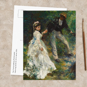 Cartão Postal Pierre-Auguste Renoir - O Passeio