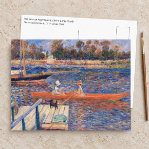 Cartão Postal Pierre-Auguste Renoir - O Sena em Argenteuil