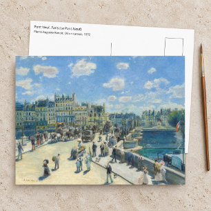 Cartão Postal Pierre-Auguste Renoir - Paris, Pont-Neuf