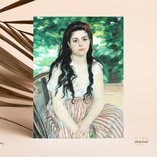 Cartão Postal Pierre-Auguste Renoir Summer 1868 Pintura