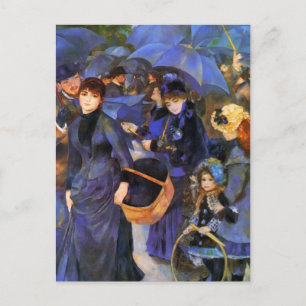 Cartão Postal Pierre-Auguste Renoir - Umbrellas