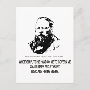Cartão Postal Pierre-Joseph Proudhon