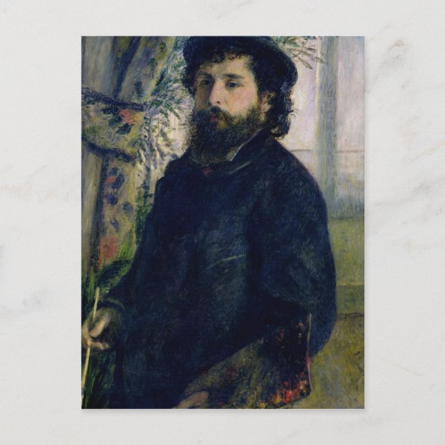 Cartão Postal Pierre um retrato de Renoir | de Claude Monet (Frente)