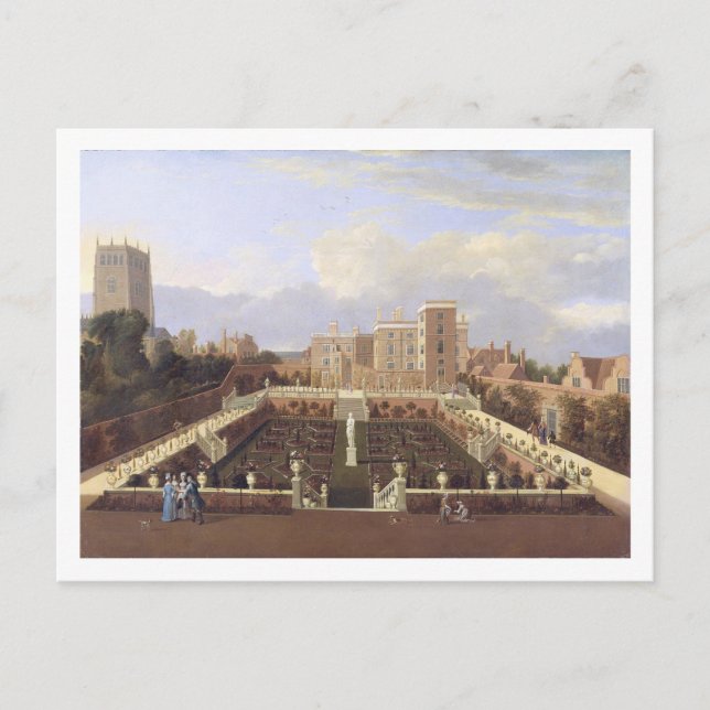 Cartão Postal Pierrepont House, Nottingham, c.1708-13 (petróleo  (Frente)