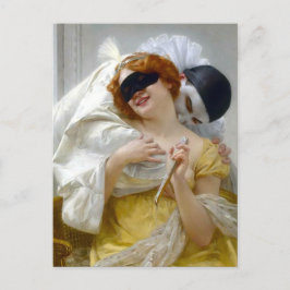 Cartão Postal Pierrot and Columbine - Guillaume Seignac