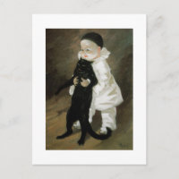 Pierrot com Cat, Alexandre Steinlen