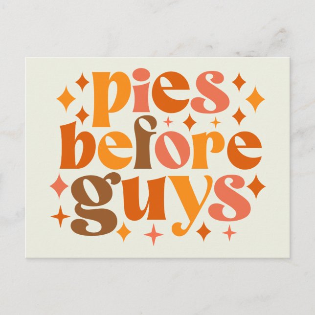 Cartão Postal Pies Antes do Cara (Frente)