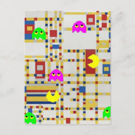 Cartão Postal Piet-Man at Arcade Mondrian