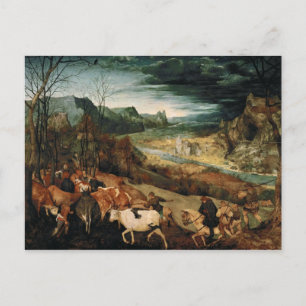 Cartão Postal Pieter Bruegel, o Velho - O Retorno do Herde