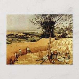Cartão Postal Pieter Bruegel's The Harvesters (1565)