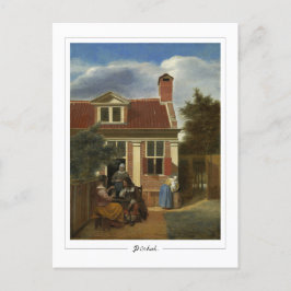 Cartão Postal Pieter de Hooch #59 - Cartão-postal de arte