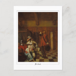 Cartão Postal Pieter de Hooch nº 10 - Cartão-postal de arte