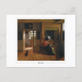 Cartão Postal Pieter de Hooch nº 111 - Cartão-postal de arte