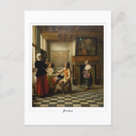 Cartão Postal Pieter de Hooch nº 118 - Cartão-postal de arte