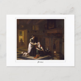 Cartão Postal Pieter de Hooch nº 13 - Cartão-postal de arte