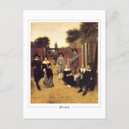 Cartão Postal Pieter de Hooch nº 143 - Cartão-postal de arte