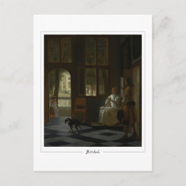 Cartão Postal Pieter de Hooch nº 1 - Cartão-postal de arte
