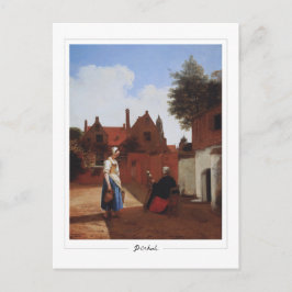 Cartão Postal Pieter de Hooch nº 20 - Cartão-postal de arte