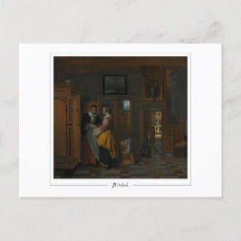 Cartão Postal Pieter de Hooch nº 3 - Cartão-postal de arte