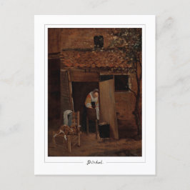 Cartão Postal Pieter de Hooch nº 61 - Cartão-postal de arte