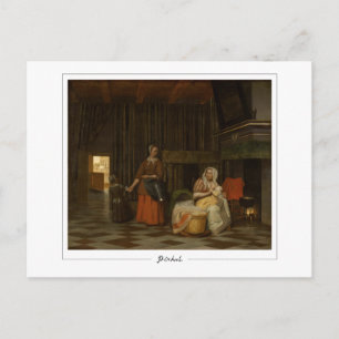 Cartão Postal Pieter de Hooch nº 6 - Cartão-postal de arte