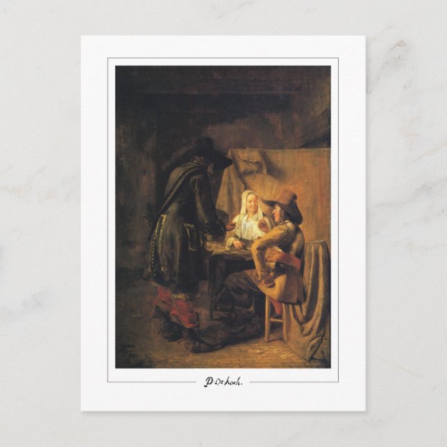 Cartão Postal Pieter de Hooch nº 77 - Cartão-postal de arte (Frente)