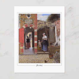Cartão Postal Pieter de Hooch nº 7 - Cartão-postal de arte