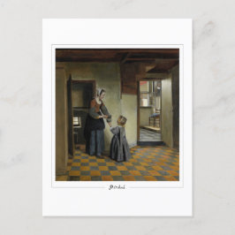 Cartão Postal Pieter de Hooch nº 81 - Cartão-postal de arte